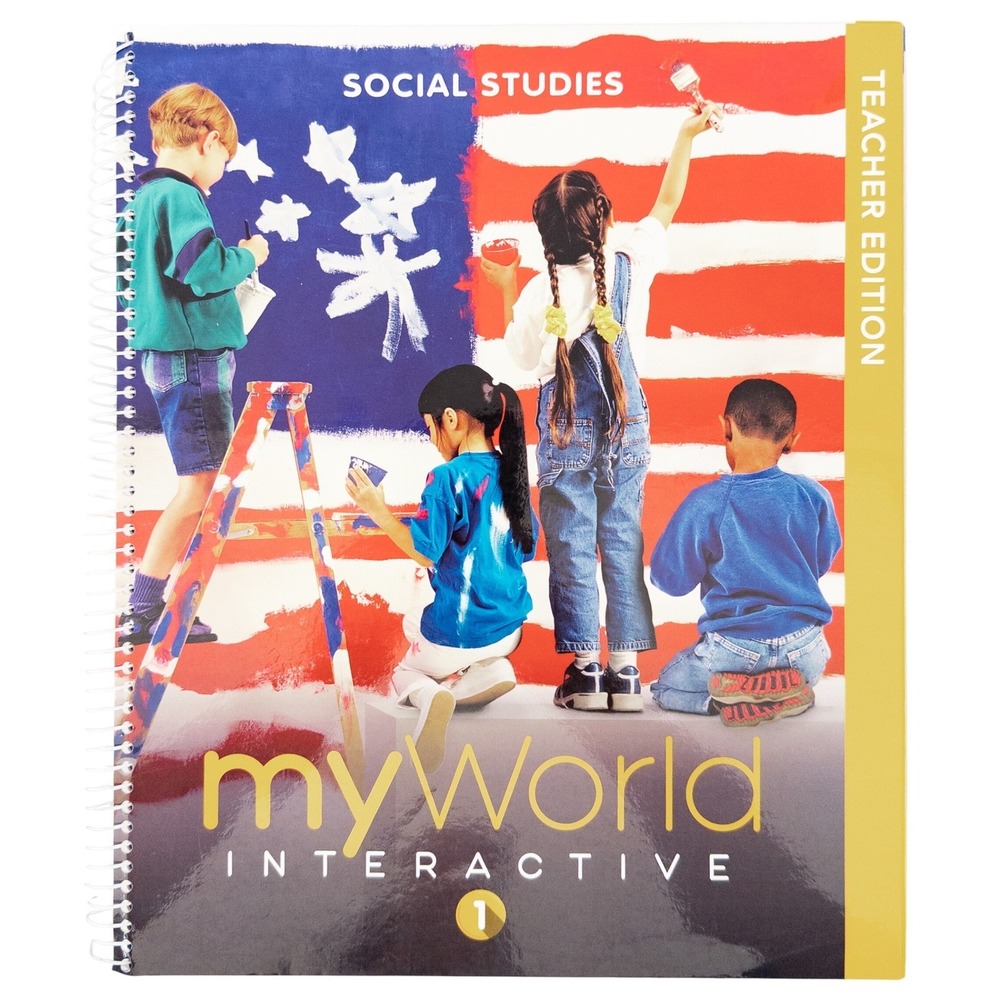 Pearson myWorld Teacher Edition Grade 1 Social Studies Textbook Homeschool